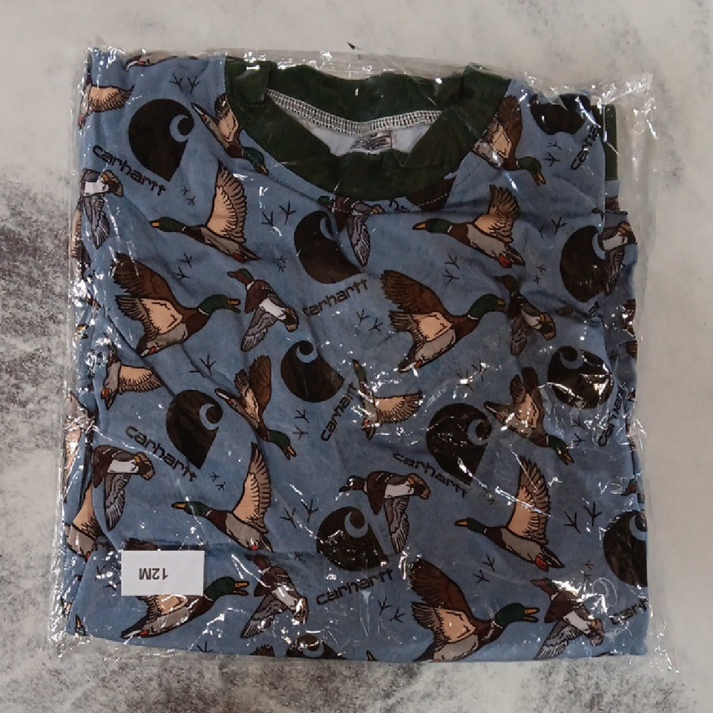 Carhartt Bamboo 12 Month 2 Piece Set